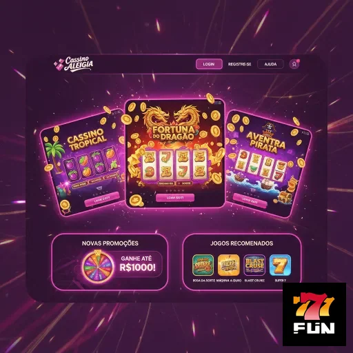 Ilustração de Explore o app móvel 777fun para um cassino acessível