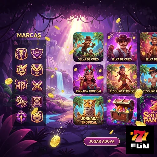 Ilustração de Explore o app móvel 777fun para um cassino acessível