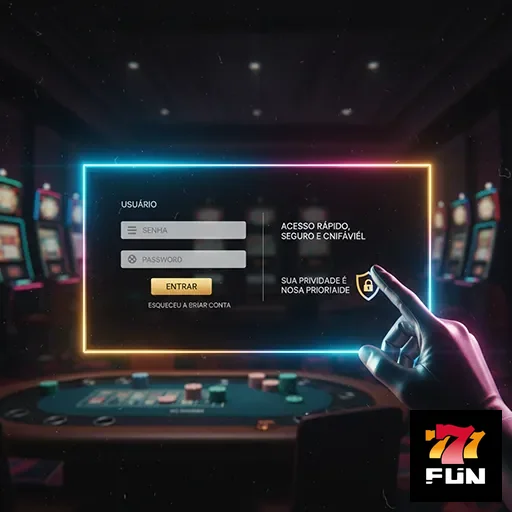 Ilustração de Garanta sua Experiência VIP na 777fun com Segurança Total